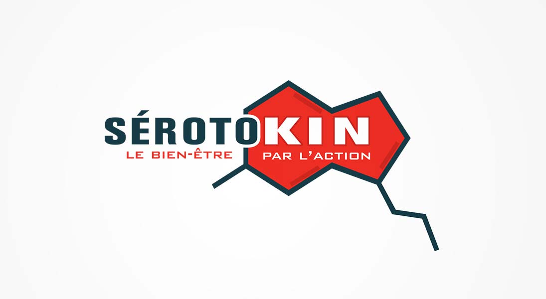 logo Serotokin - crossfit entreprise well being logo stationery conception design graphism laval energik